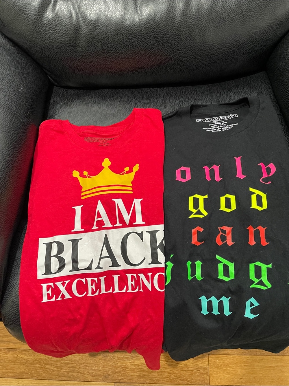 I AM BLACK Excellence Graphic Tee - Red